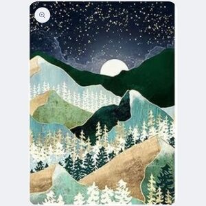 NWT Diamond Painting ZC025 Full Moon Over The Hill